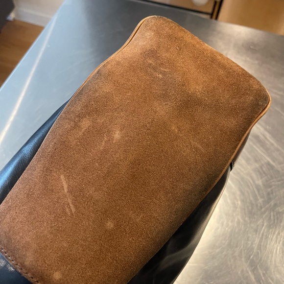 Coach Suede and Leather Messenger Bag - Picture 10 of 14